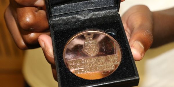 Wits Maths Competition medal Wits Maths Competition medal